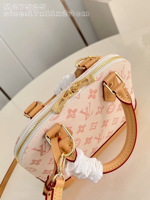 Louis vuitton original monogram canvas alma BB M27525 white