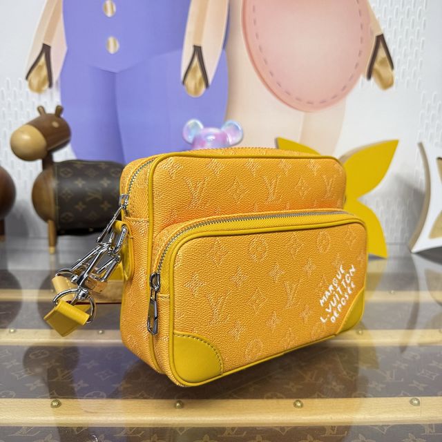 Louis vuitton original monogram canvas nil city bag M27232 yellow