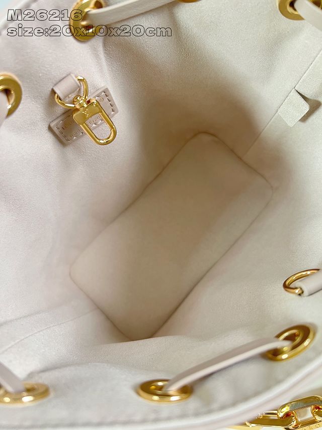 Louis vuitton original calfskin coussin bucket M26530 grey