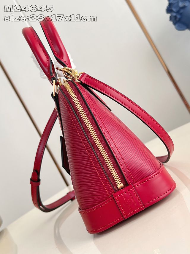 Louis vuitton original epi leather alma BB M24645 wine