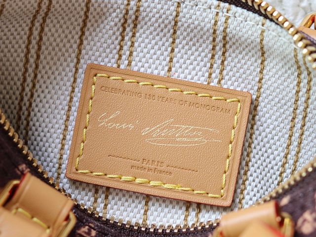 Louis vuitton original monogram canvas nano speedy M27610 brown
