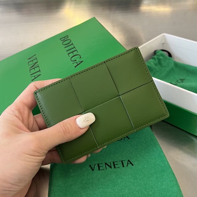 BV original calfskin card holder 649597