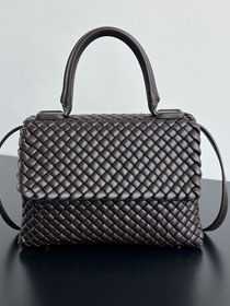 BV original lambskin patti top handle bag 776783 fondant