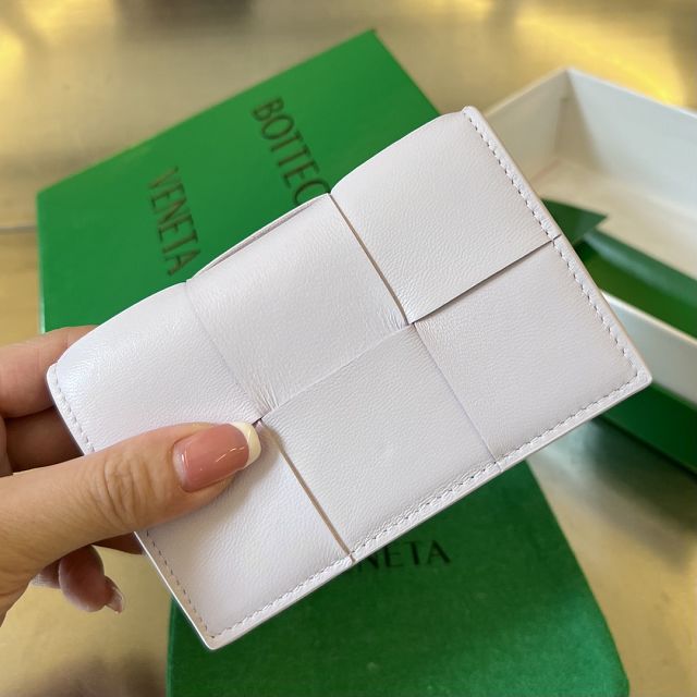 BV original lambskin cassette business card case 651396 