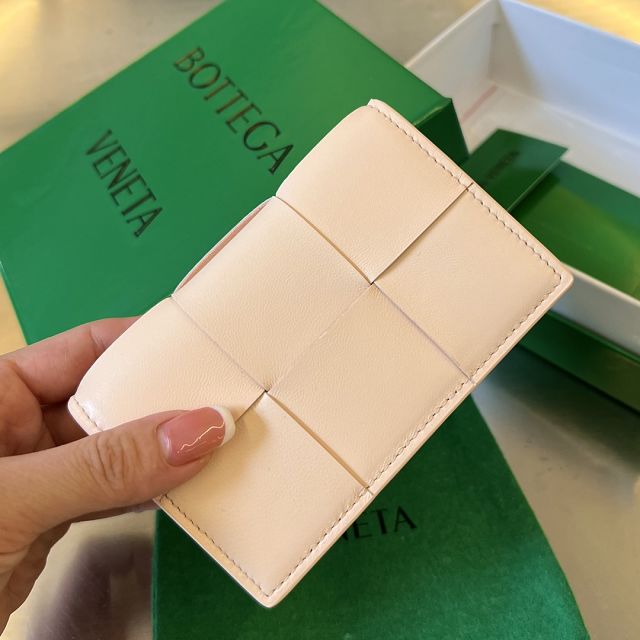 BV original lambskin cassette business card case 651396 