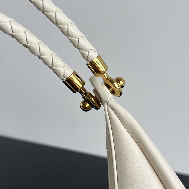 BV original lambskin moon bag 794902 white