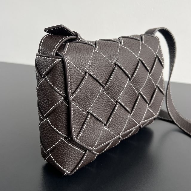 BV original calfskin diago shoulder bag 795637 