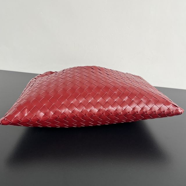 BV original calfskin medium hop bag 796262 red