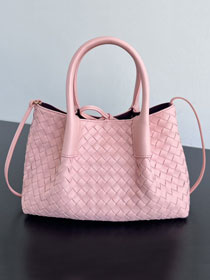 BV original calfskin small pinacoteca tote bag 819004 rose