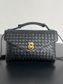 BV original lambskin knot lock bag 817191 black