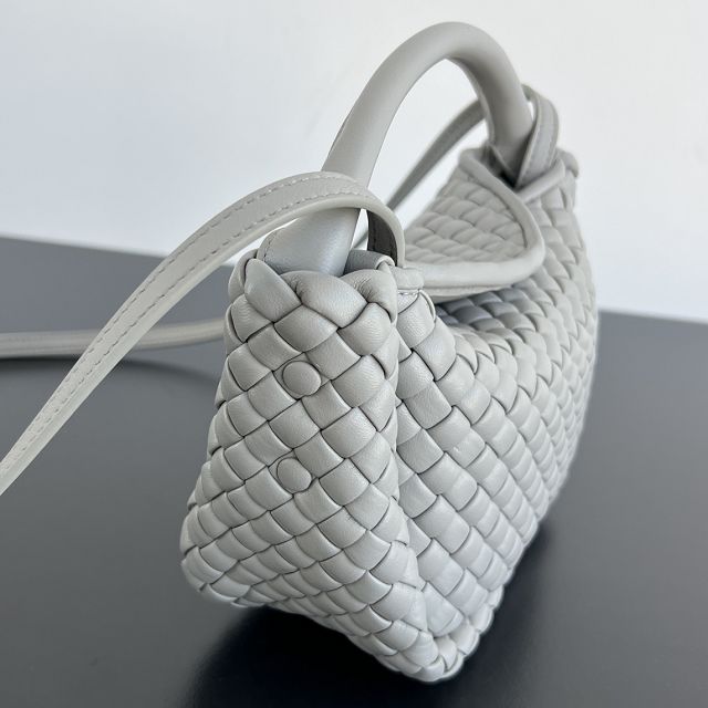 BV original lambskin small cobble top handle bag 805739 sterling