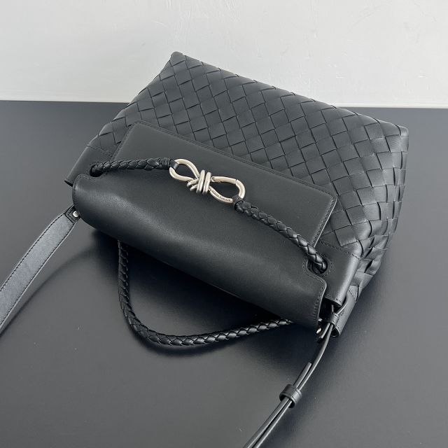 BV original calfskin small andiamo messenger bag 815781 black