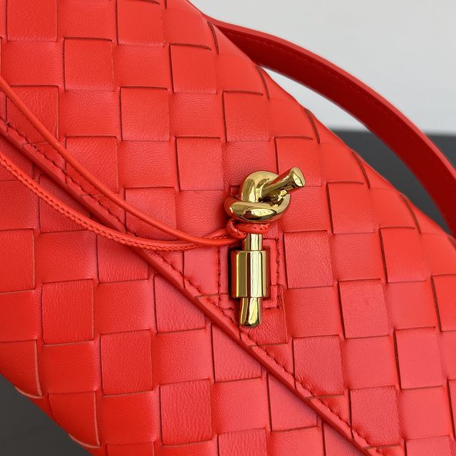 BV original lambskin andiamo long clutch 741511 cherry tomato