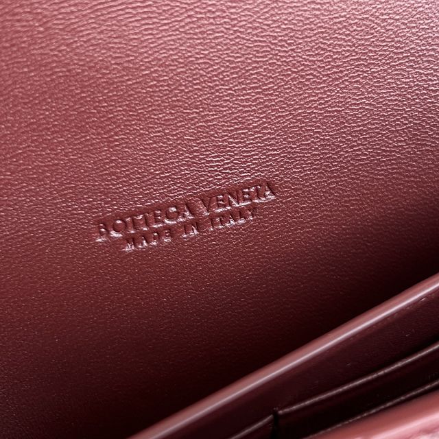 BV original lambskin andiamo long clutch 741511 sapele