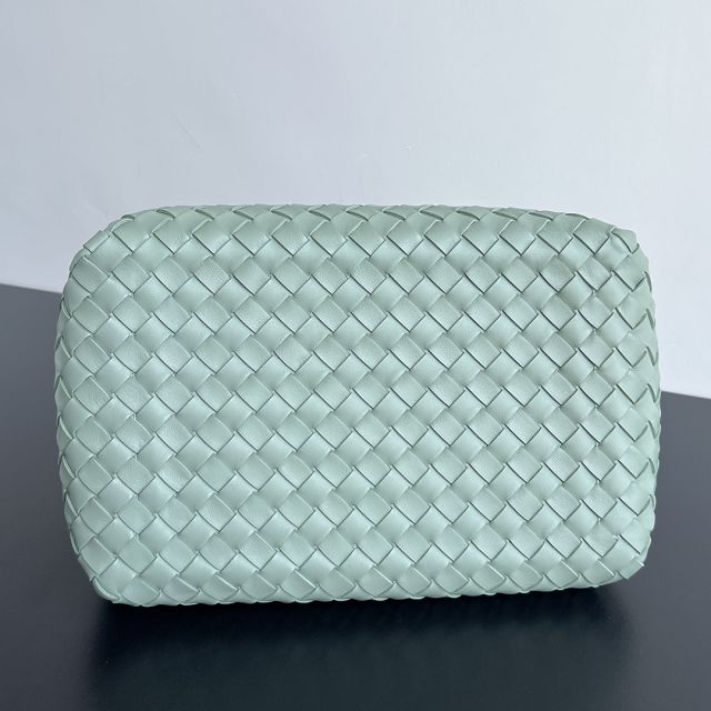 BV original lambskin large parachute shoulder bag 796571 sage