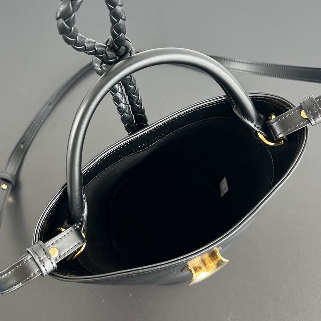 BV original calfskin small liberta bucket bag 815244 black