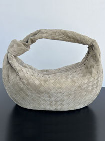 BV original suede large jodie hobo bag 600261 grey