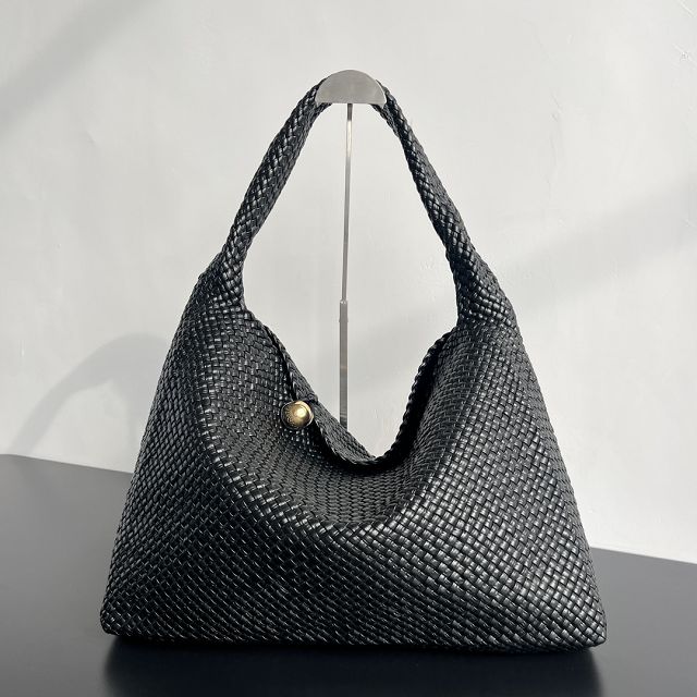 BV original calfskin large tosca hop bag 762635 black