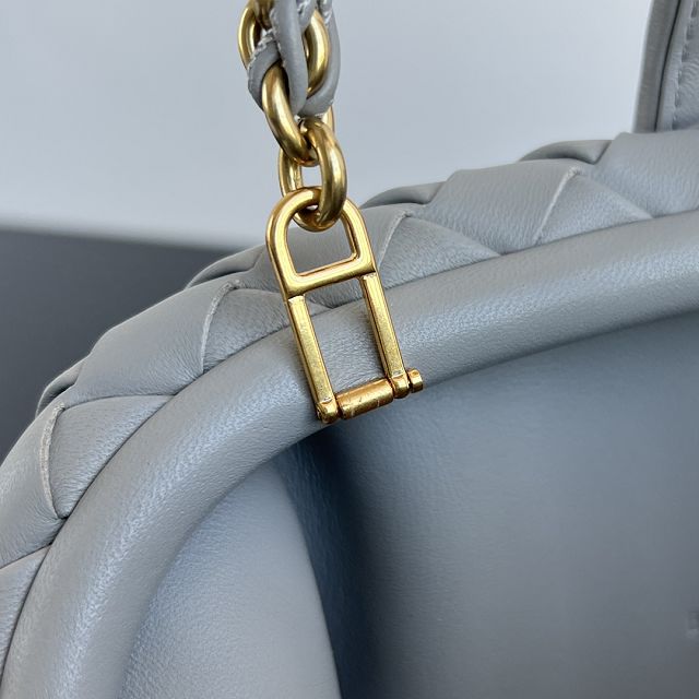 BV original lambskin medium lauren 1980 clutch 785807 sterling