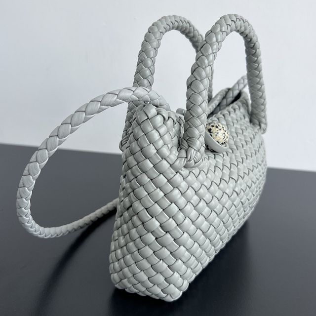 BV original calfskin small tosca shoulder bag 776755 agate grey