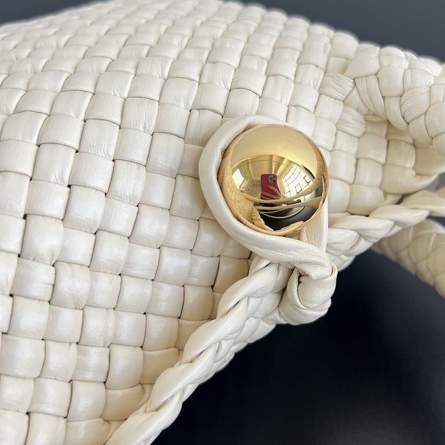 BV original calfskin small tosca shoulder bag 776755 ivory 