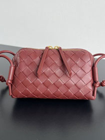 BV original lambskin concert pouch 794258 sapele