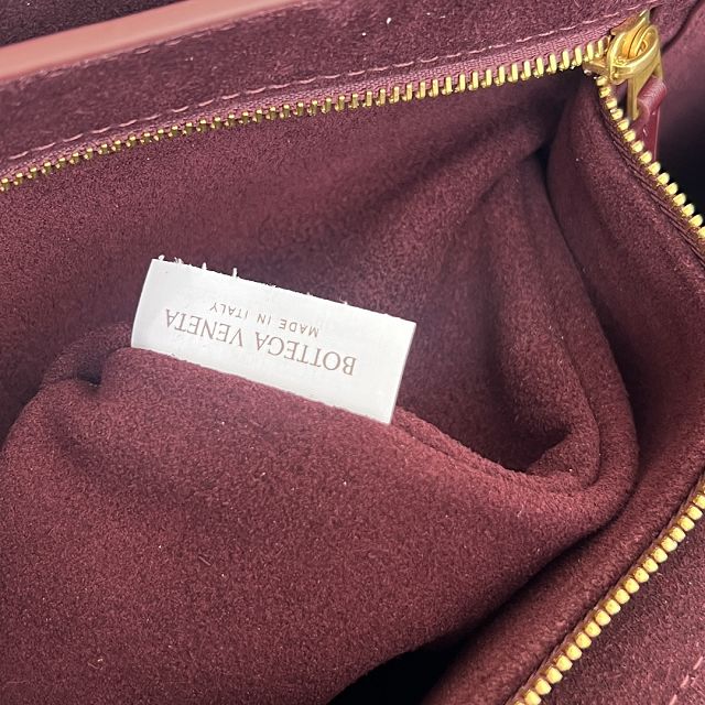 BV original calfskin large ciao ciao bag 826195 barolo