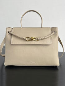 BV original calfskin medium ciao ciao bag 817231 ecru