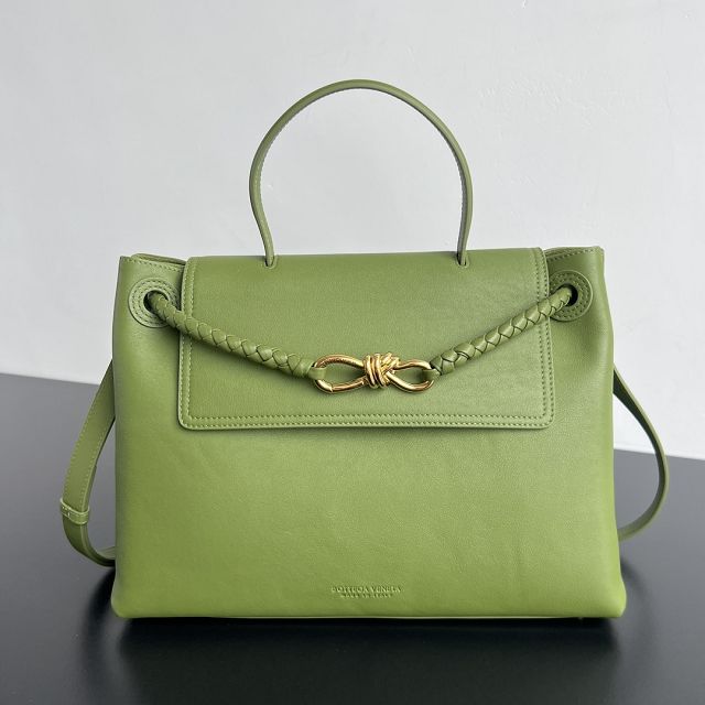 BV original calfskin medium ciao ciao bag 817231 matcha