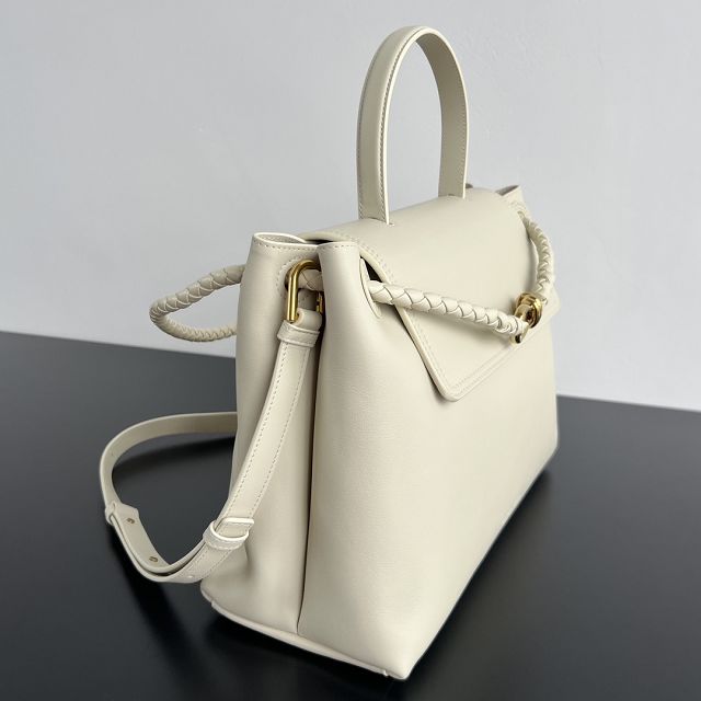 BV original calfskin medium ciao ciao bag 817231 sea salt