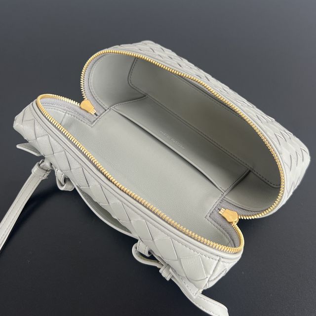 BV original calfskin bang bang vanity case 789109 agate grey