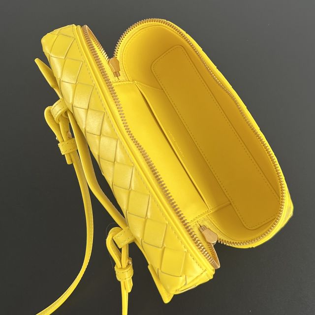 BV original calfskin bang bang vanity case 789109 sulfur