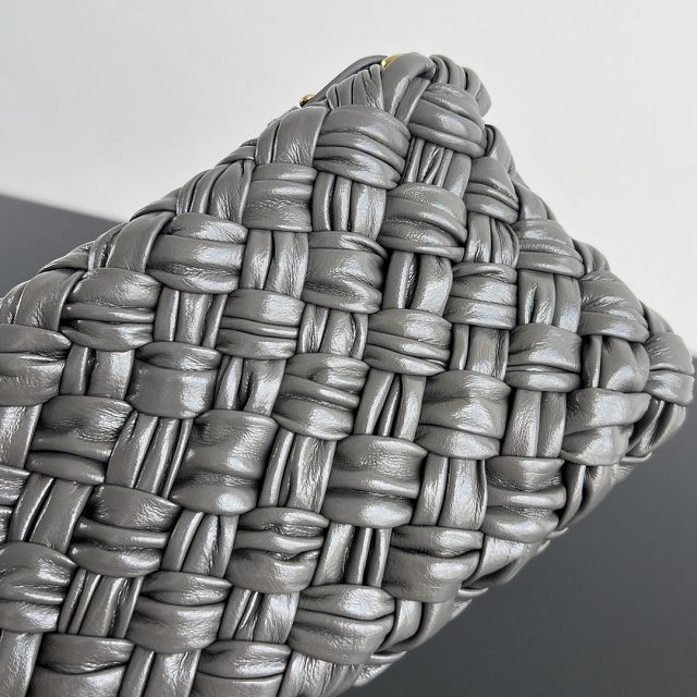 BV original calfskin cha-cha shoulder bag 785780 dark grey