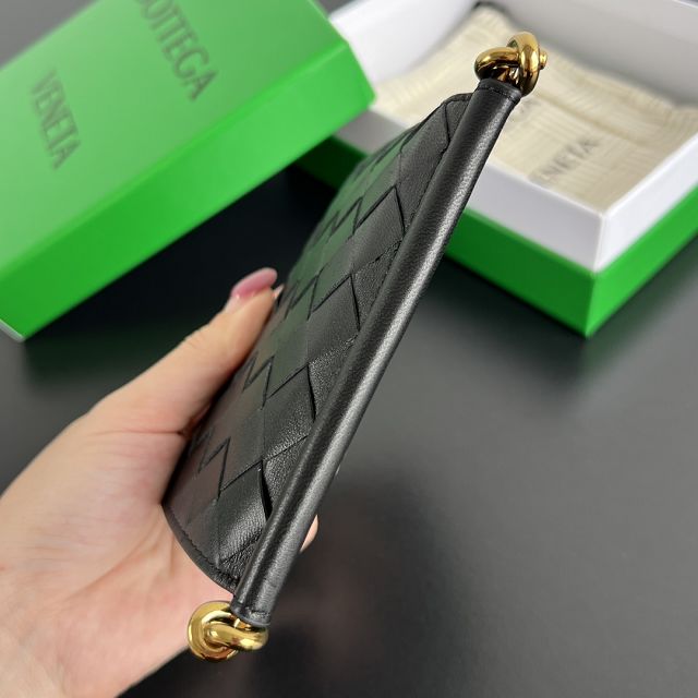 BV original calfskin solstice business card case 788055 