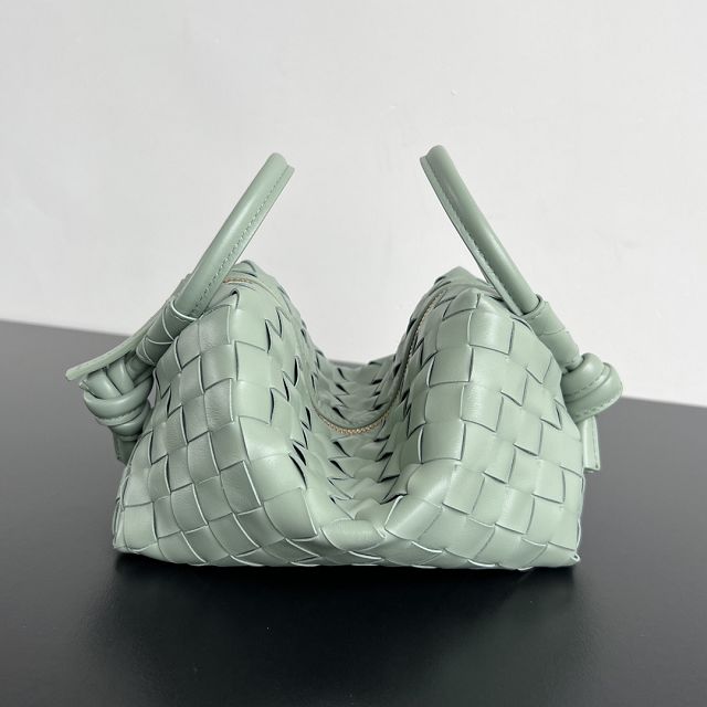 BV original lambskin loop top handle bag 796615 aloe