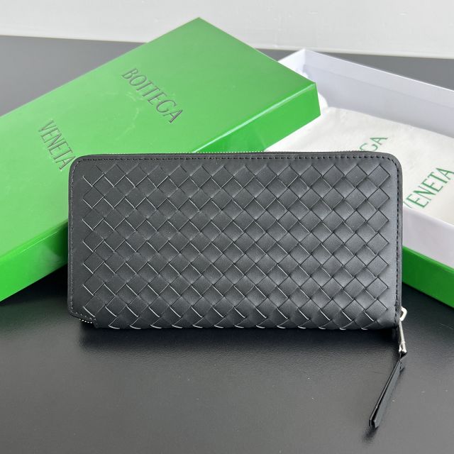 BV original lambskin piccolo zip around wallet 814680  