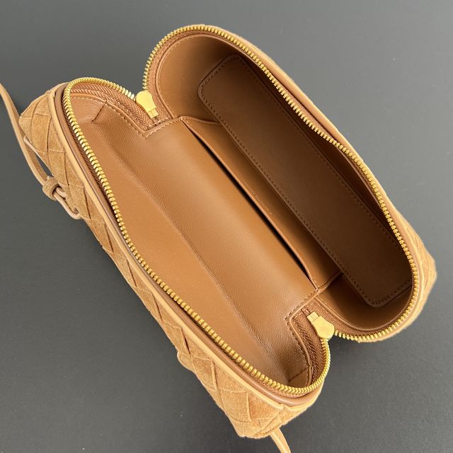 BV original suede bang bang vanity case 789109 amber