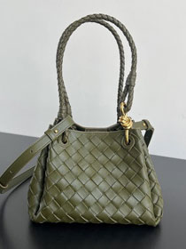 BV original lambskin small campana bag 796569 olive