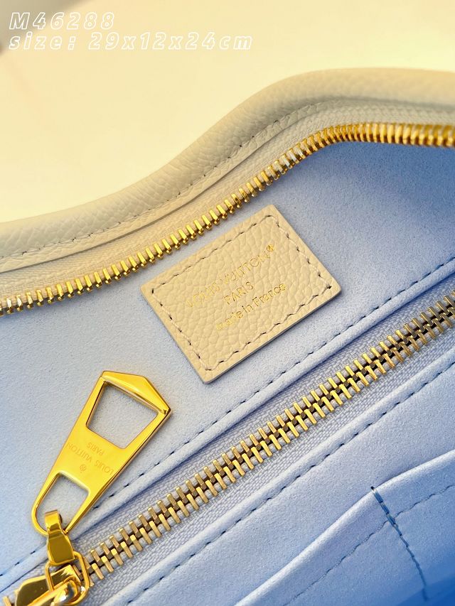 Louis vuitton original calfskin carryAll pm M27573 milky&blue