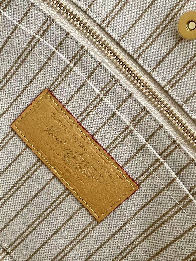 Louis vuitton original monogram canvas carryall PM M27532 light blue