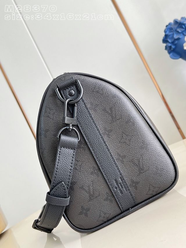 Louis vuitton original monogram eclipse keepall 35 M28370 black