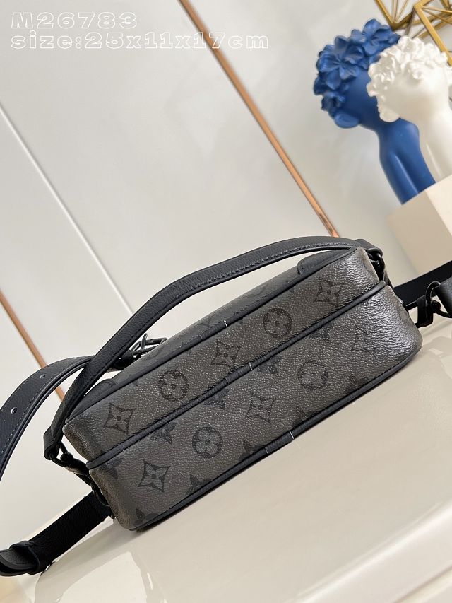 Louis vuitton original monogram eclipse nil city bag M26783 black