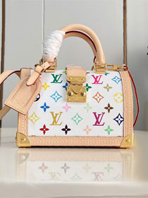 Louis vuitton original monogram multicolor speedy trunk 20 M11154