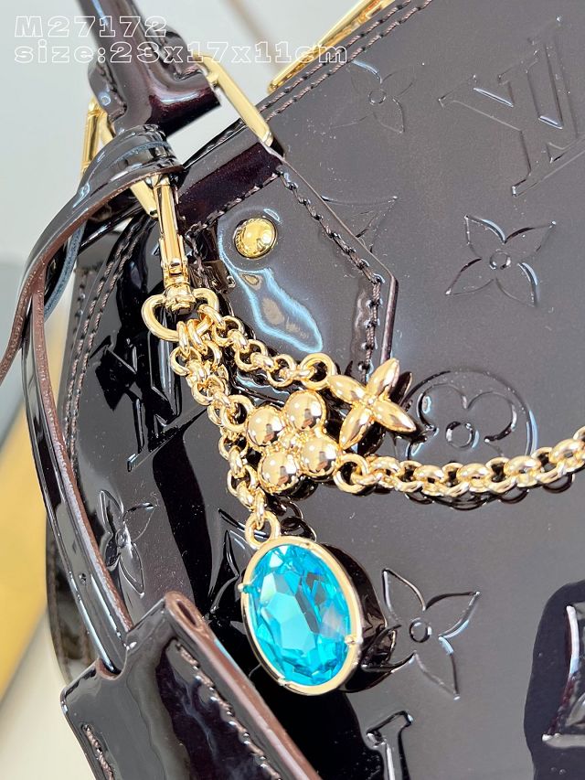 Louis vuitton original varnished calfskin alma BB M27172 datewood