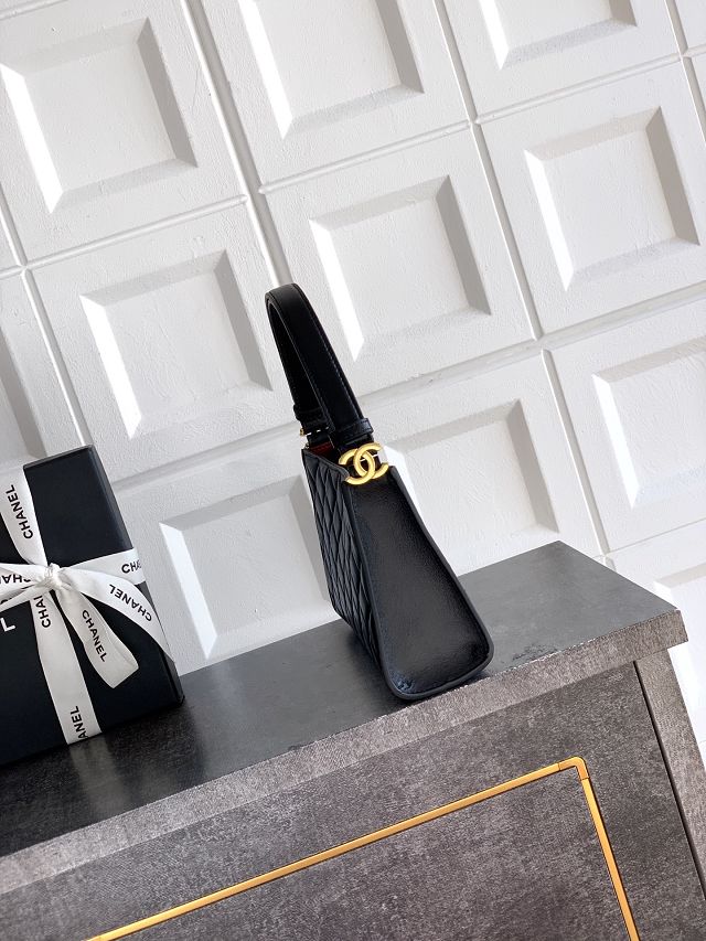 CC original lambskin shoulder bag AS6045 black