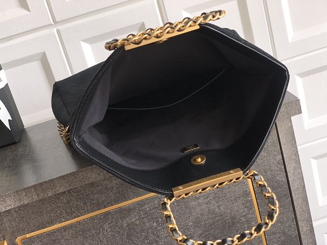 CC original suede calfskin large handbag AS5936 black