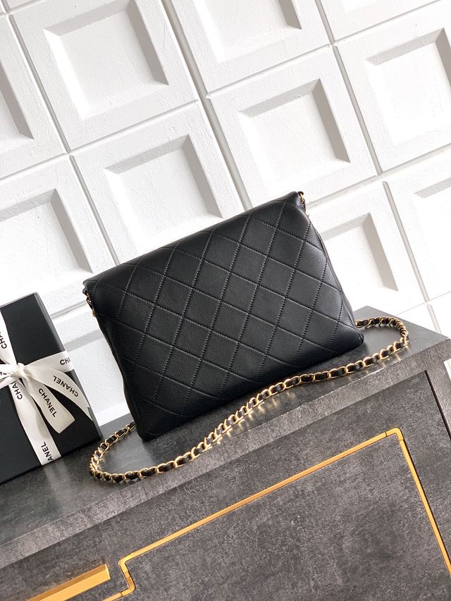 CC original calfskin medium handbag AS5896 black