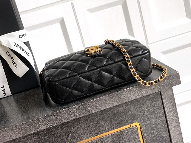CC original lambskin vanity with chain AP4670 black