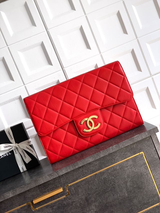 CC original aged calfskin clutch AP5213