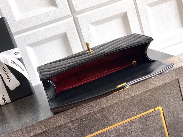 CC original lambskin clutch AP6044 black